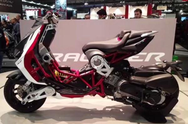 Italjet Dragster at the 2020 EICMA motorcycle show.